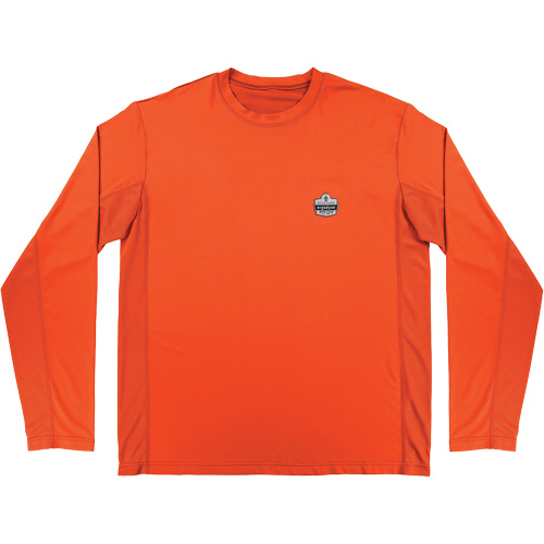 Chemise de refroidissement &agrave; manches longues avec protection solaire et UV Chill-Its 6689, Orange, Petit Les Distributions ICE