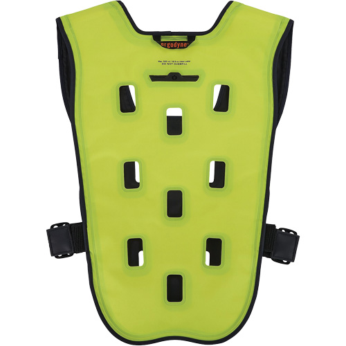Veste de refroidissement &eacute;vaporatif Chill-Its 6685 avec fermeture &agrave; glissi&egrave;re, 2T-grand/3T-grand, Jaune lime haute visibilit&eacute; Les Distributions ICE