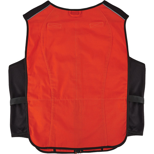 Veste de refroidissement &agrave; changement de phase l&eacute;g&egrave;re Chill-Its 6255 (veste seulement), 2T-grand/3T-grand, Orange Les Distributions ICE