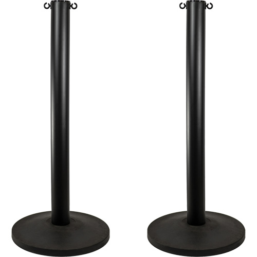 Montant industriel, Hauteur de 37", Noir Les Distributions ICE