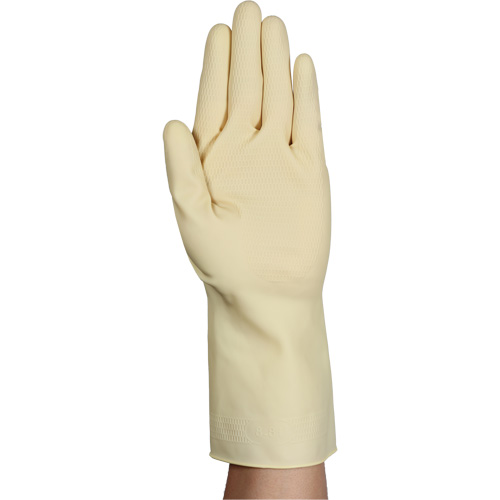 Gants naturels et l&eacute;gers AlphaTec 87-137, Taille 9, 11,8" lo, Latex de caoutchouc, 16 mils Les Distributions ICE