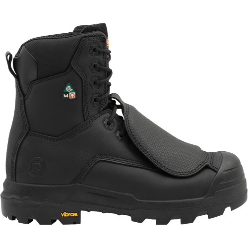 Bottes de travail Vulcan avec protecteur m&eacute;tatarsien &agrave; l'ext&eacute;rieur, Cuir, Taille 8, Imperm&eacute;able Les Distributions ICE