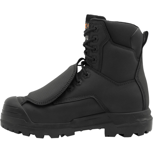 Bottes de travail Vulcan avec protecteur m&eacute;tatarsien &agrave; l'ext&eacute;rieur, Cuir, Taille 8, Imperm&eacute;able Les Distributions ICE