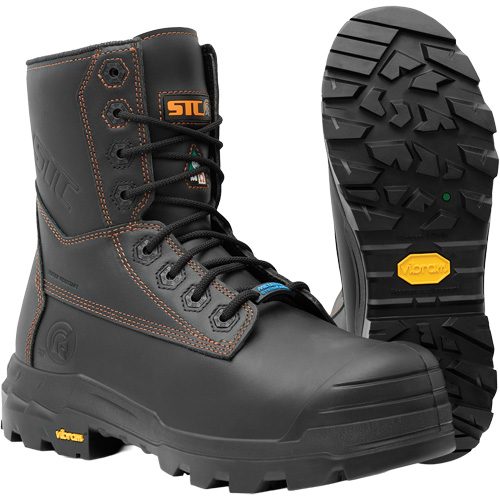 Bottes de travail Metpro Flex avec protecteur m&eacute;tatarsien, Cuir, Taille 16, Imperm&eacute;able Les Distributions ICE