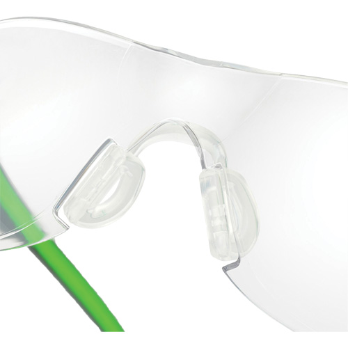 Lunettes de s&eacute;curit&eacute; gris/vert Adapt Lite, Lentille Transparent, Antibu&eacute;e/Anti-&eacute;gratignures, ANSI Z87+/R&eacute;pond ou surpasse la norme CSA Z94.3 Les Distributions ICE