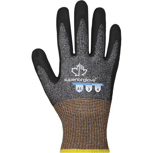 Gants minces r&eacute;sistants &agrave; la coupe PRO S13TAXFN, Taille 11, Calibre 13, Rev&ecirc;tement Mousse de nitrile, Enveloppe en TenActiv, ASTM ANSI niveau A5 Les Distributions ICE
