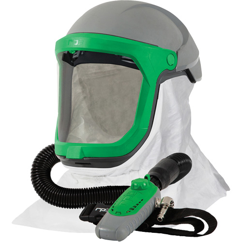 Z-Link Respirator with Tychem 4000 Shoulder Cape & C40, Facepiece Respirator/Welding Helmet Les Distributions ICE