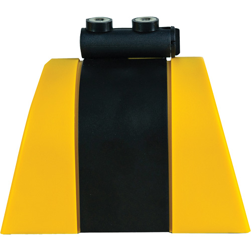 HAZLOK Safety Barrier System, Plastic, Magnetic Mount, 30', Black and Yellow Tape Les Distributions ICE