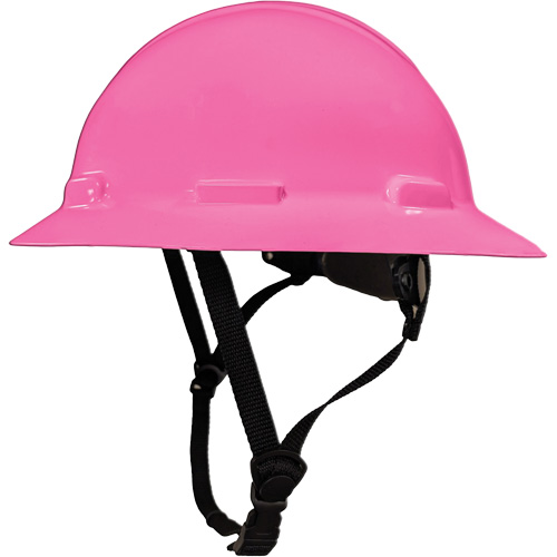 LIDGUARD&reg; Full Brim Hardhat with Chinstrap, Meets CSA Type 2, Ratchet Suspension, Vented Les Distributions ICE
