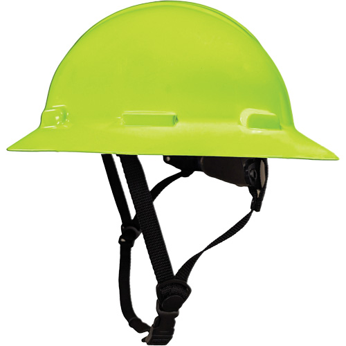 Casque de s&eacute;curit&eacute; &agrave; bordure compl&egrave;te LIDGUARD avec mentonni&egrave;re, R&eacute;pond aux normes CSA type 2, Suspension Rochet, Ventil&eacute; Les Distributions ICE