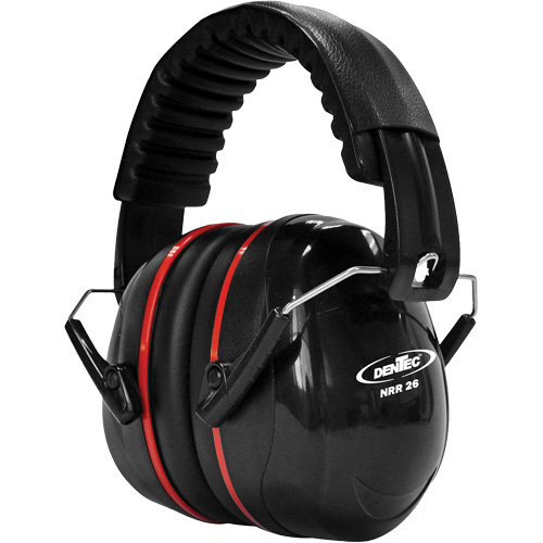 Cache-oreille SEALTEC de s&eacute;rie 500 avec bras doubles en acier inoxydable, Bandeau repliable, 26 dB NRR dB Les Distributions ICE