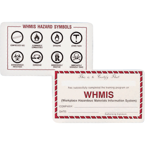 WHMIS Wallet Cards Les Distributions ICE