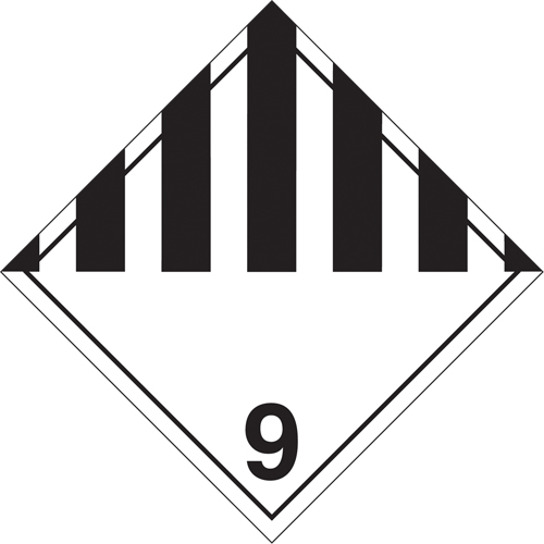 Plaque-&eacute;tiquette TMD divers dangers, Aluminium Les Distributions ICE