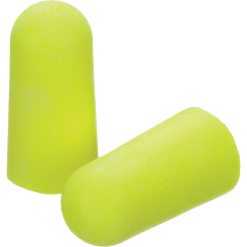 Bouchons d'oreilles n&eacute;on jaune E-A-Rsoft, Vrac - Sac en poly Les Distributions ICE