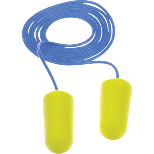 E-A-Rsoft Yellow Neon Earplugs, Bulk - Polybag, Corded Les Distributions ICE