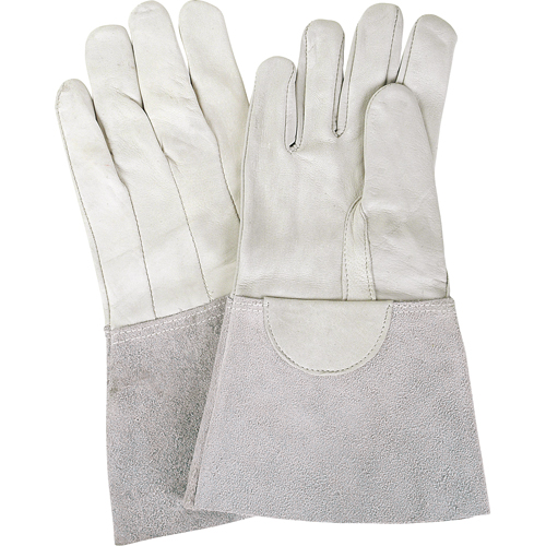 TIG Welding Gloves, Grain Sheepskin, Size Medium Les Distributions ICE