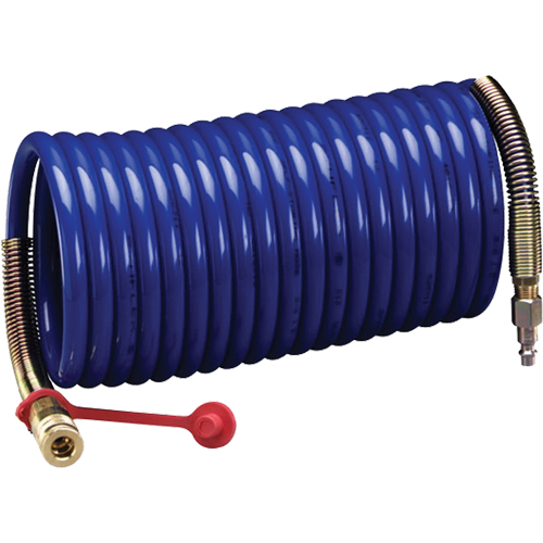 3M Series Loose Fitting Facepieces with Supplied Air-SUPPLIED AIR HOSES, Coiled High Pressure, 50' Les Distributions ICE