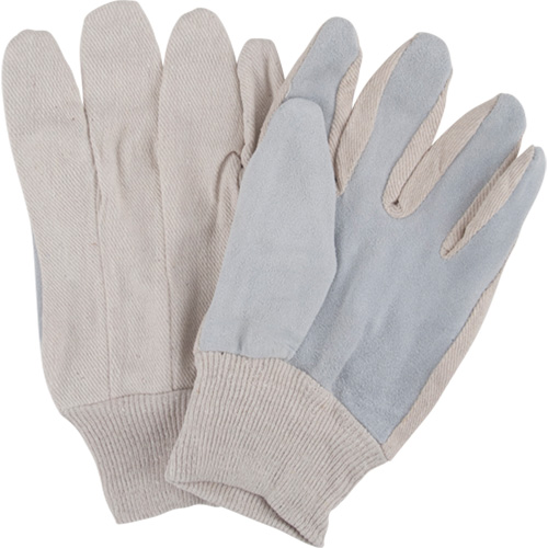Standard-Duty Work Gloves, Large, Split Cowhide Palm Les Distributions ICE