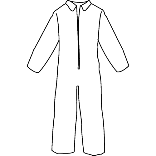 Pyrolon&reg; Plus 2 Disposable FR Coveralls, Small, Blue, FR Treated Fabric Les Distributions ICE