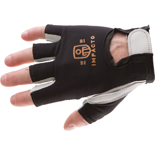 Gant droit antichoc, Taille Moyen, Paume Ch&egrave;vre/Cuir refendu Les Distributions ICE