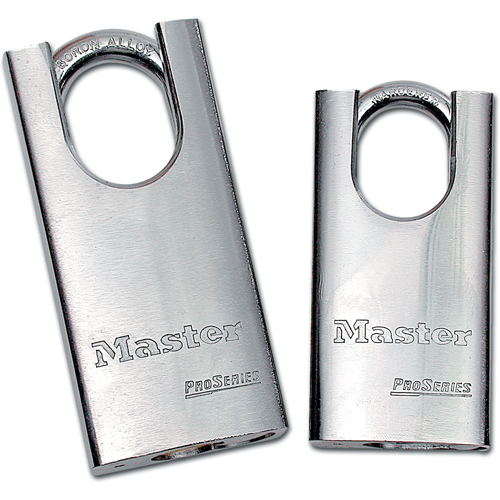 Cadenas &agrave; arceau prot&eacute;g&eacute;, Cl&eacute;s diff&eacute;rentes, Acier tremp&eacute;, Largeur de 1-9/16" Les Distributions ICE