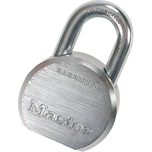 ProSeries&reg; Padlock, Silver, Keyed Different, Hardened Steel, 2-1/2" Width Les Distributions ICE