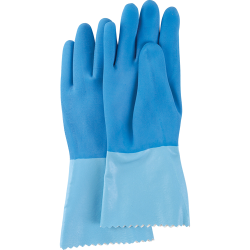 Gants lourds Blue-Grip, Taille 6/Petit, 12" lo, Latex de caoutchouc, Doublure en Interlock, 45 mils Les Distributions ICE