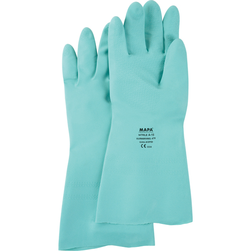 StanSolv&reg; Z-Pattern Grip Gloves, Size 6/X-Small, 13" L, Nitrile, 11-mil Les Distributions ICE