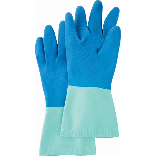 Gants Protector, Taille T-Grand/9/9,5, 13" lo, Nitrile, Doublure en Ouat&eacute;e, 28 mils Les Distributions ICE