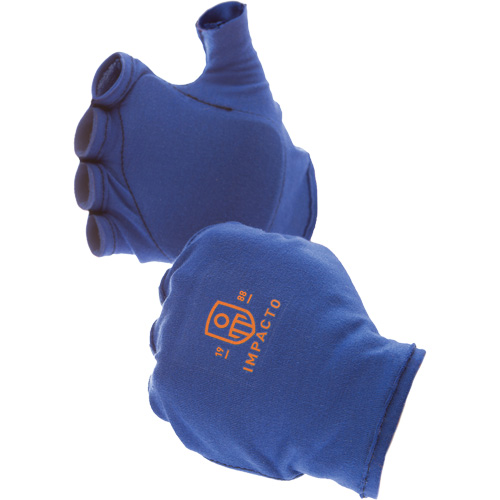 Doublures antichocs pour gants sans doigts, main gauche, 6/T-petit, Paume en Synth&eacute;tique, Poignet &agrave; enfiler Les Distributions ICE