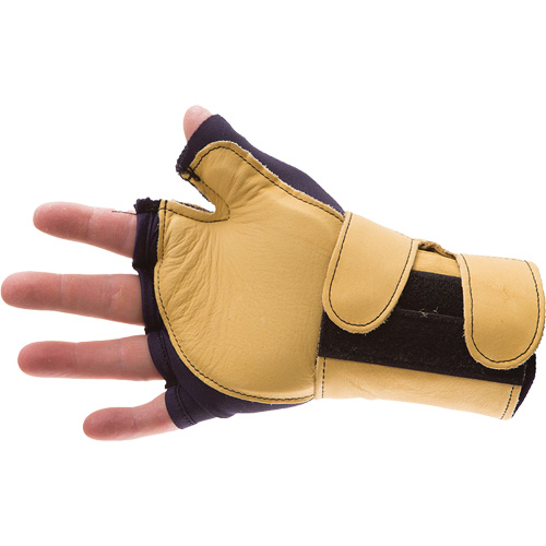 Gants de protection sup&eacute;rieure contre les impacts & les microtraumarismes r&eacute;p&eacute;t&eacute;s, main gauche, Taille T-petit, Paume Cuir fleur Les Distributions ICE