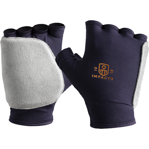 Palm and Side Impact Glove Liner-Left, X-Small, Grain Leather Palm, Slip-On Cuff Les Distributions ICE