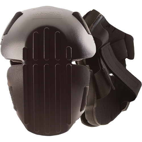 Hard Shell Knee Pads, Hook and Loop Style, Plastic Caps, Foam Pads Les Distributions ICE
