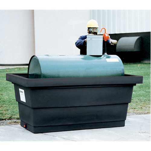 Poly-Tank&reg; Containment Unit 275 With Drain, 82.3" L x 45" W x 35.3" H, 275 US gal. Capacity Les Distributions ICE