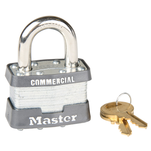 Cadenas &agrave; goupilles, Cl&eacute;s identiques, Acier lamin&eacute;, Largeur de 1-3/4" Les Distributions ICE