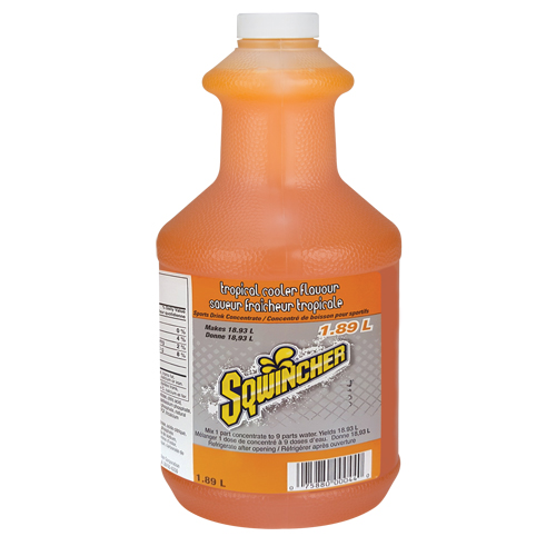 Sqwincher Boisson de r&eacute;hydratation, Concentr&eacute;, Fraîcheur tropicale Les Distributions ICE