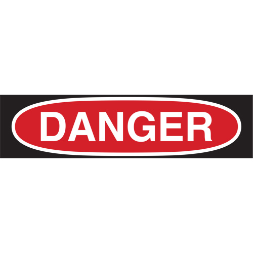 Enseigne Danger, 10" x 14", Polystyr&egrave;ne, Bilingue Les Distributions ICE