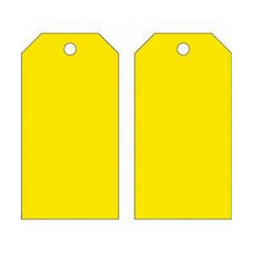 &eacute;tiquettes vierges autoplastifiantes pour la pr&eacute;vention des accidents, M&eacute;tal, 3" la x 5-3/4" h Les Distributions ICE