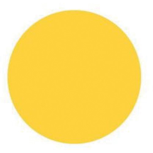 Round Write-On Labels, Circle, 3" L x 3" W, Yellow Les Distributions ICE