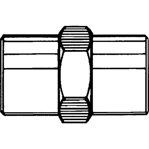 RACCORD FEMELLE HEXAGONAL(F)NPT1/8"(F)1/8"LAITON, Laiton Les Distributions ICE