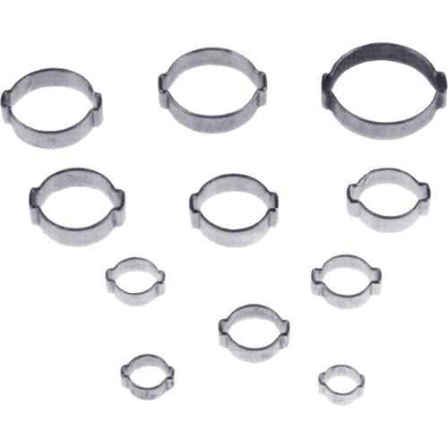 2-Ear Clamps, Max Dia. 7/10" Les Distributions ICE