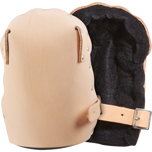 Heavy-Duty Knee Pad, Buckle Style, Leather Caps, Foam Pads Les Distributions ICE