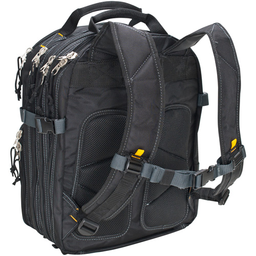 Sacs &agrave; dos pour outils &agrave; 75 pochettes, 13" lo x 17-1/2" la, Noir, Nylon Les Distributions ICE