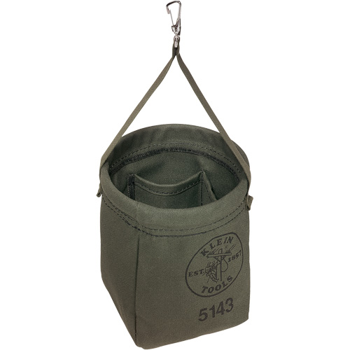 Sac &agrave; fond conique, 8" h, Toile, Gris Les Distributions ICE
