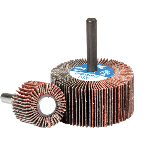 Flap Wheel, Aluminum Oxide, 180 Grit, 3" x 1" x 1/4" Les Distributions ICE