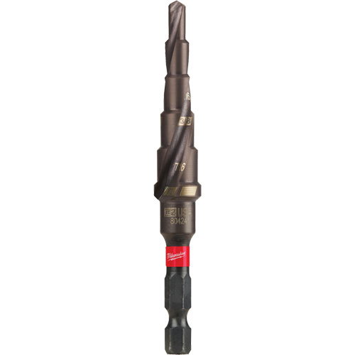 Foret &eacute;tag&eacute; #2 Shockwave Impact Duty, 3/16" - 1/2", Incr&eacute;ments de 1/16", Titane Les Distributions ICE