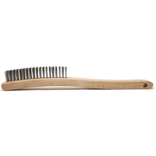 Scratch Brush, Stainless Steel, 4 x 19 Wire Rows, 13-11/16" Long Les Distributions ICE