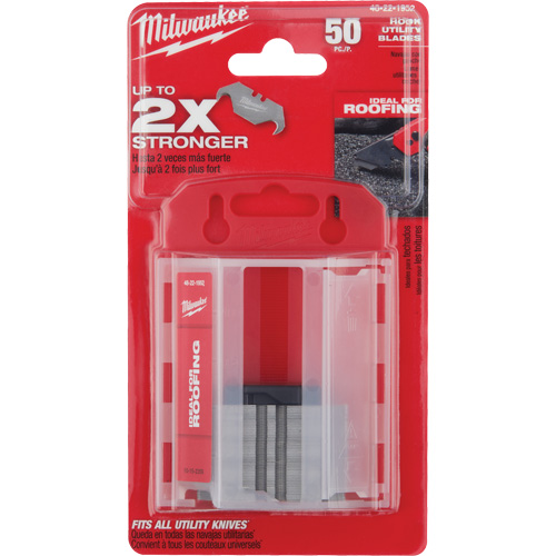 Hook Utility Knife Blades with Dispenser, Single Style Les Distributions ICE