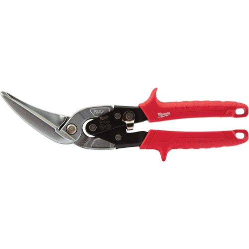 Long-Cut Offset Aviation Snips, 3" Cut Length, Straight/Left Cut Les Distributions ICE
