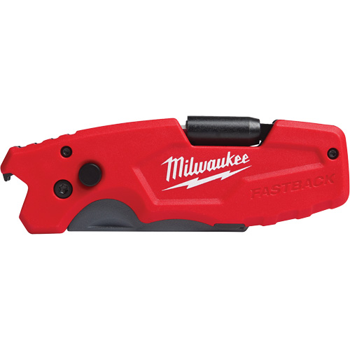 FASTBACK 6-in-1 Folding Utility Knife, 8-3/4" L, 6 Functions, 1 lbs. Les Distributions ICE